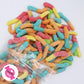 Smarty Stop Worm Gummy Candies (Assorted Sour Neon Worm, 2 Pound (Pack Of 1))