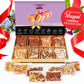 Luxurious Treats Nuts Gift Basket, Gift Nut Gifts Gourmet Collection Box Mixed Cravings Platter Tray Sampler Assortment Mix For