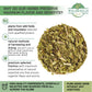 WILDFIELD HERBS Broadleaf Plantain Leaf Tea - 50 Count Tea Bags - 1.5 g Each