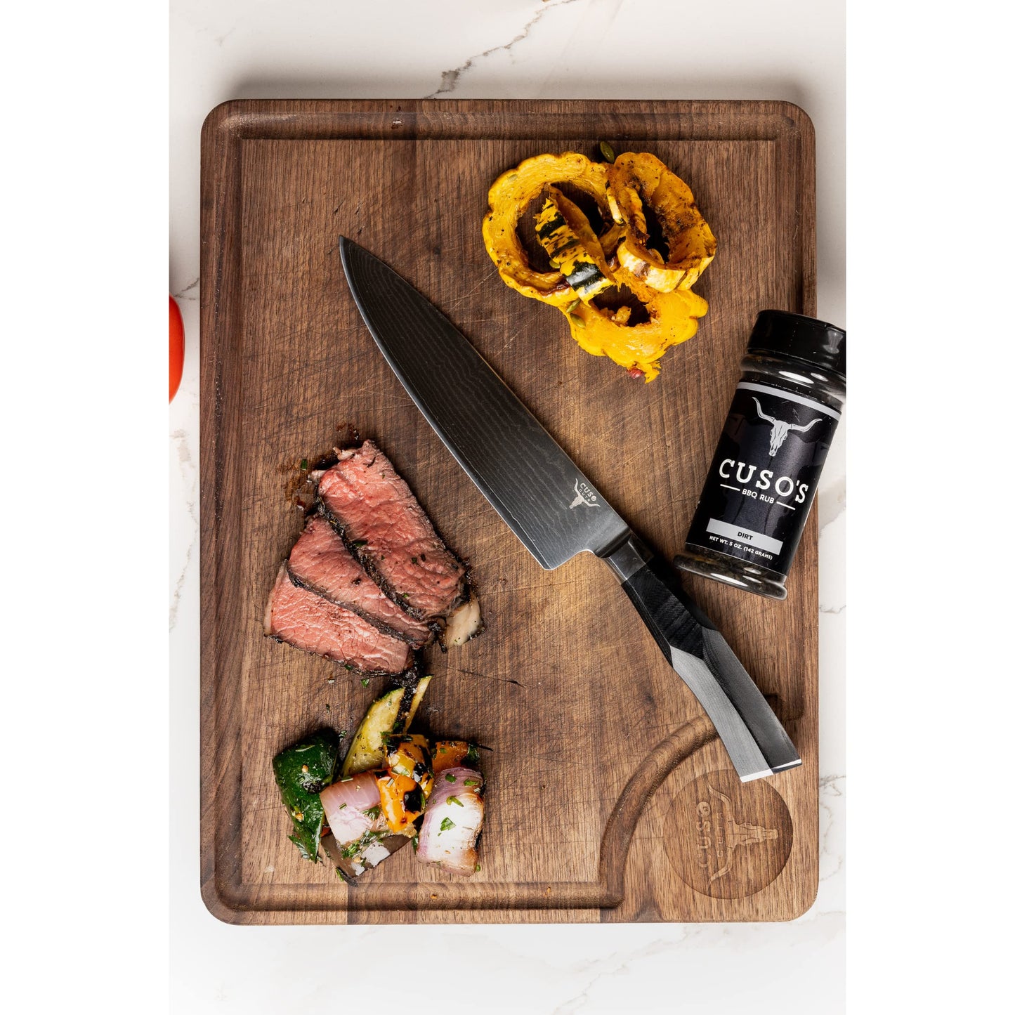 Cuso Cuts BBQ Seasoning - Bold Steak & Brisket Dry Rub - 5 oz Bottle