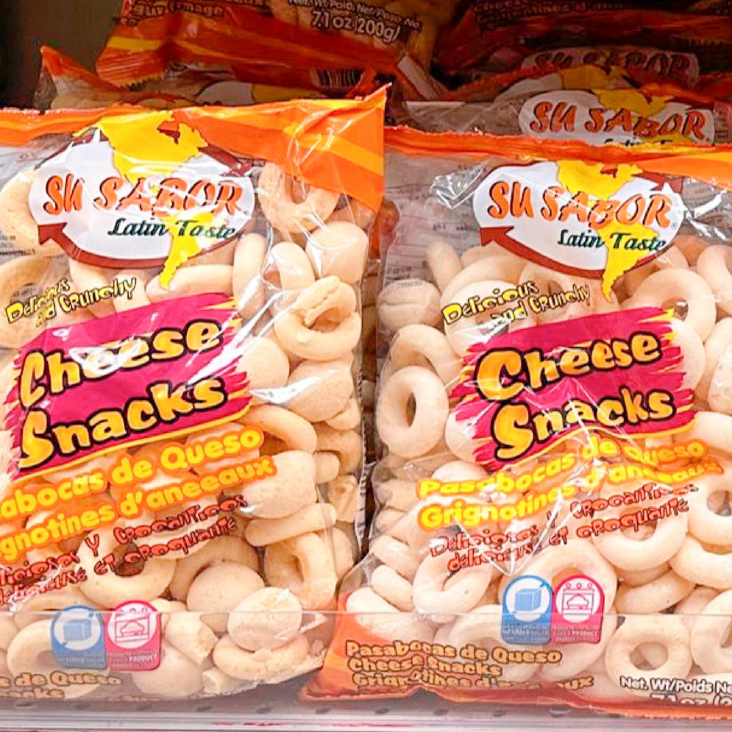 Su Sabor Cheese Snacks/Pasabocas de Queso Besitos y Rosquillas 7.1 ounces