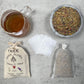 Peace O Mind Herbal Blend - Chamomile, Red Rose Petals, Lavender | Natural Caffeine Free Tea & Smoke Blend By Tree Fifty Four | 30 Cups