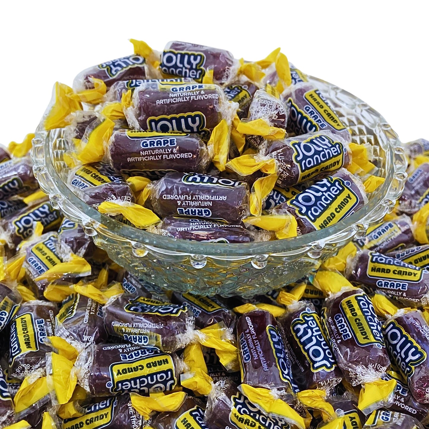 Jolly Ranchers Hard Candy 3lbs- All Grape Individually Wrapped Delicious Fresh Candy, 48Oz (Packaging Might Vary)