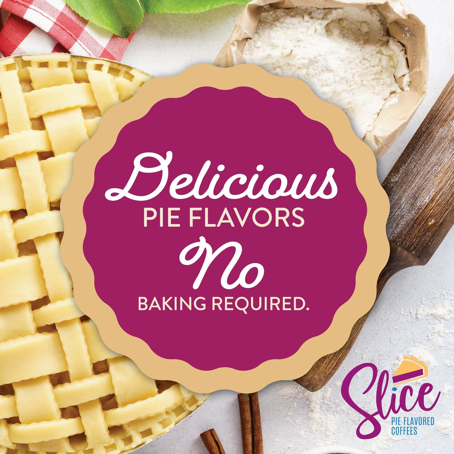 Slice Coffee Flavored Coffee Pods for Keurig - Coconut Cream Pie - 40 Count