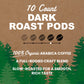Vermont Coffee Company  Organic Dark Roast Coffee  K-Cup Single-Serve Compostable Coffee Pods  10CT  Made in the USA