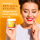 Xyloburst 100% Xylitol, Natural Chewing Gum 100 Count Jar Non Gmo, Vegan, Aspartame Free, Sugar Free (Fruit, 1 Jar)
