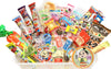 Samurai Kid Dagashi Set, Japanese Snack Assortment 36Pc With Samurai Kid Sticker