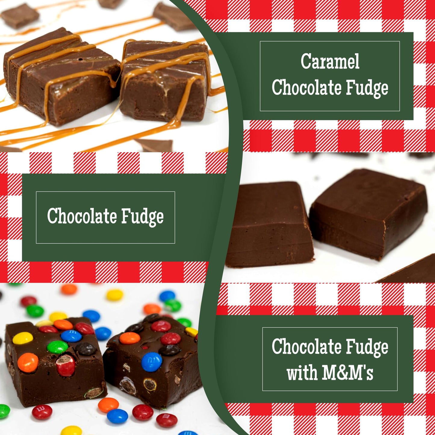 Valley Fudge, Chocolate Lovers Gift Box, Fresh Artisan Fudge, Real Butter, Bulk Gourmet Candy, Individually Wrapped, Birthday, T