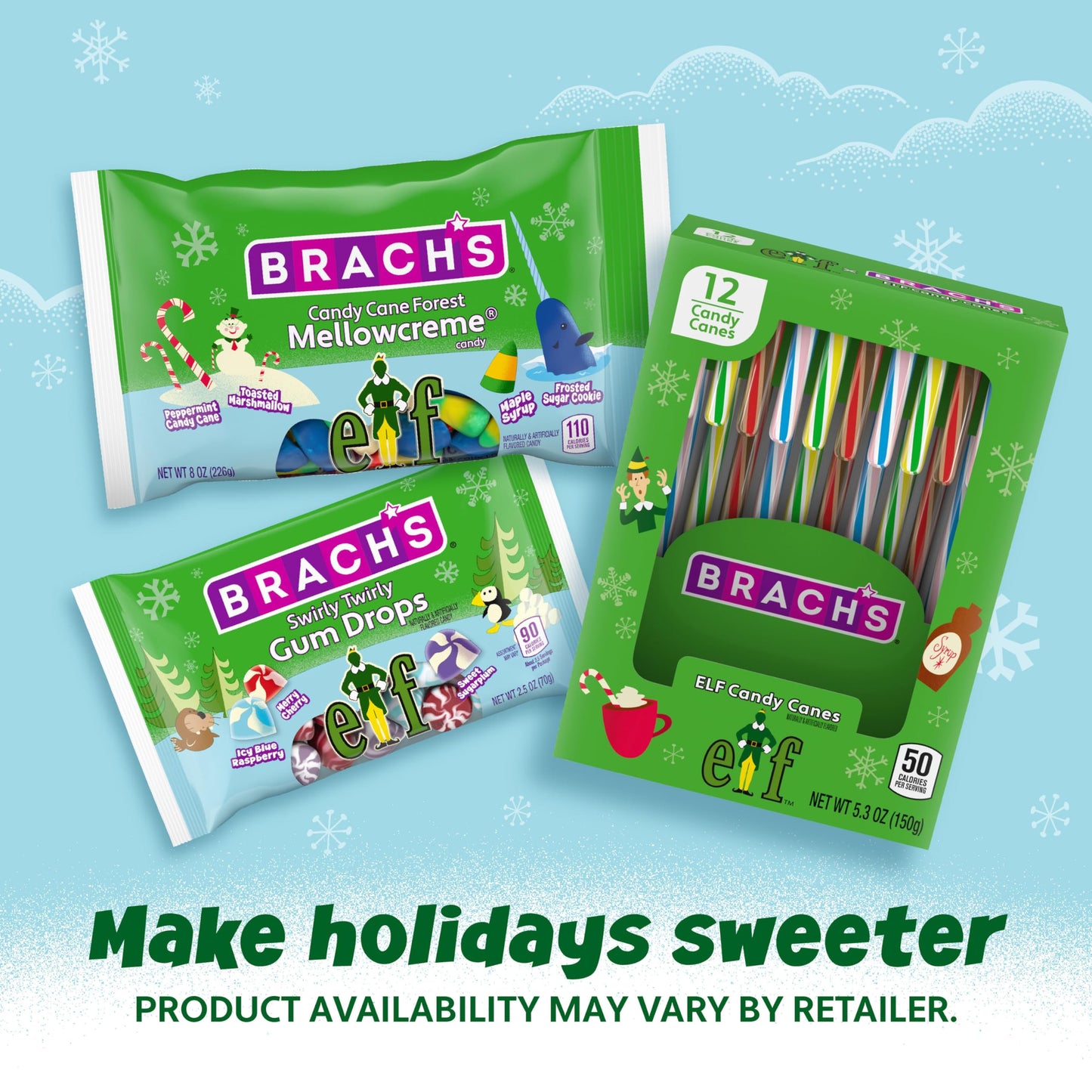 Brach'S Holiday Elf Mellowcreme Candy, 8Oz