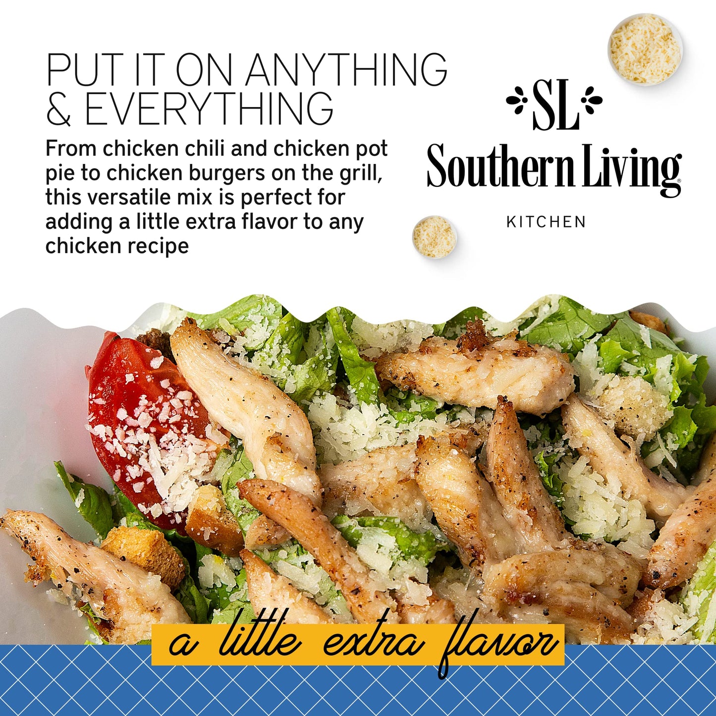 Southern Living Chicken Parmesan Seasoning Mix, One Pan Sheet Baked Chicken, Italian Cuisine Seasoning & Spice For Family Dinner
