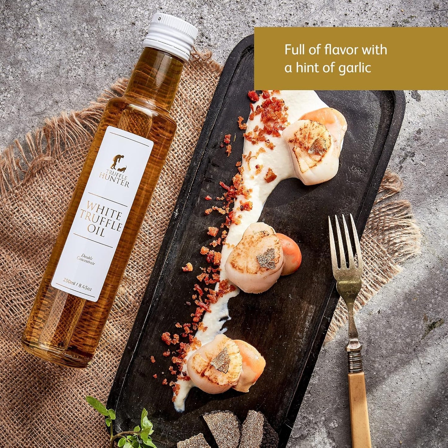 Trufflehunter - White Truffle Oil - 8.45 Oz