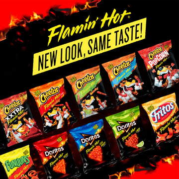 Frito Lay, Funyuns, 6Oz Bag (Pack Of 3) (Choose Flavors Below) (Flamin' Hot)