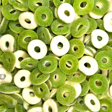 Candy Break Fruity Sweet Apple Rings Bulk Gummy Candy, 5 Lbs Bag, Share Size Bags - Sweet & Chewy Snacks For Kids & Grown Ups, P