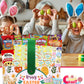 Easter Snack Basket (52 Count) Filled With Candy, Peelable Gummies,Treats, Bunny And More, Great Package For Family, Friends, Ki