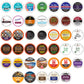 Perfect Samplers Coffee Pods Variety Pack, Dark Roast, 40 Count, Single Serve Cups for Keurig K-Cup Machines