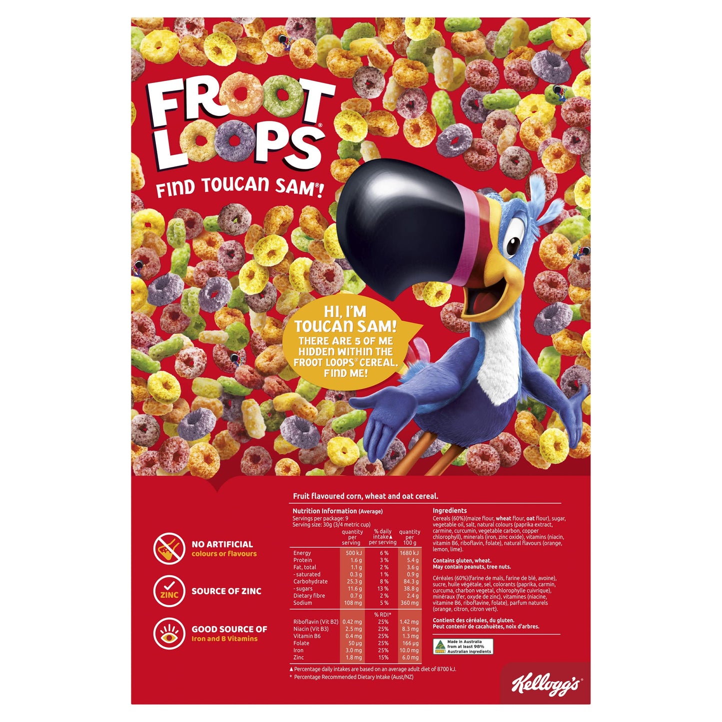 Kellogg'S Fruit Loops 285Gm