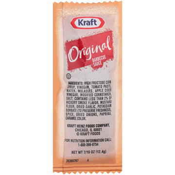 Kraft Original Bbq Sauce Single Serve Packet (0.44 Oz Packets, Pack Of 204)