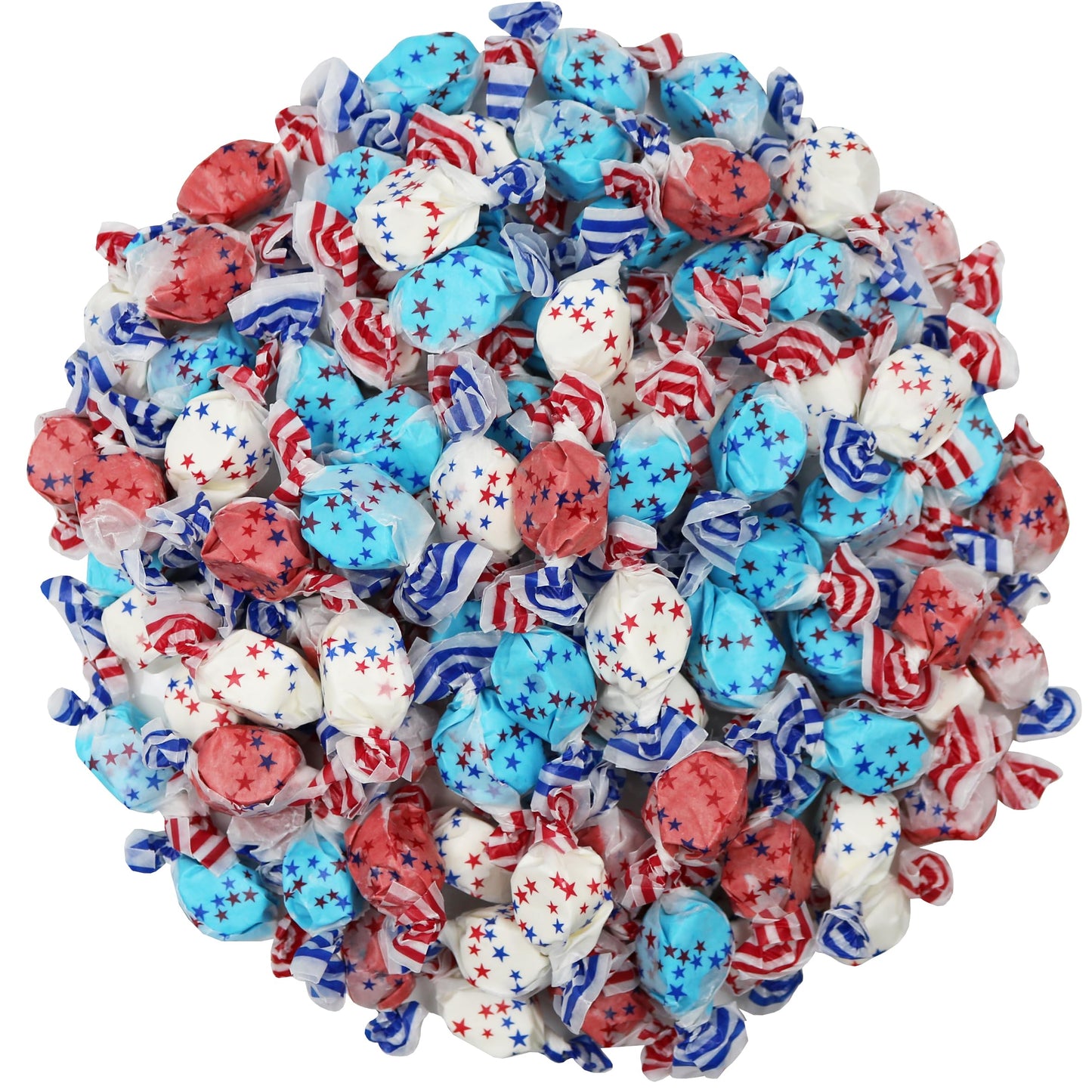 Firstchoicecandy All Flavor Saltwater Taffy (American Flag, 3 Pound (Pack Of 1))
