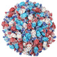Firstchoicecandy All Flavor Saltwater Taffy (American Flag, 1 Pound (Pack Of 1))