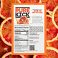 PURE KICK Energy Singles To Go Drink Mix, Blood Orange, 72 Packets (12 Boxes with 6 Packets Each)
