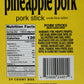 Westerns Smokehouse Barbeque & Pineapple Pork Jerky Sticks, Gluten-Free, 1 Ounce (Pack of 24), Individually Wrapped