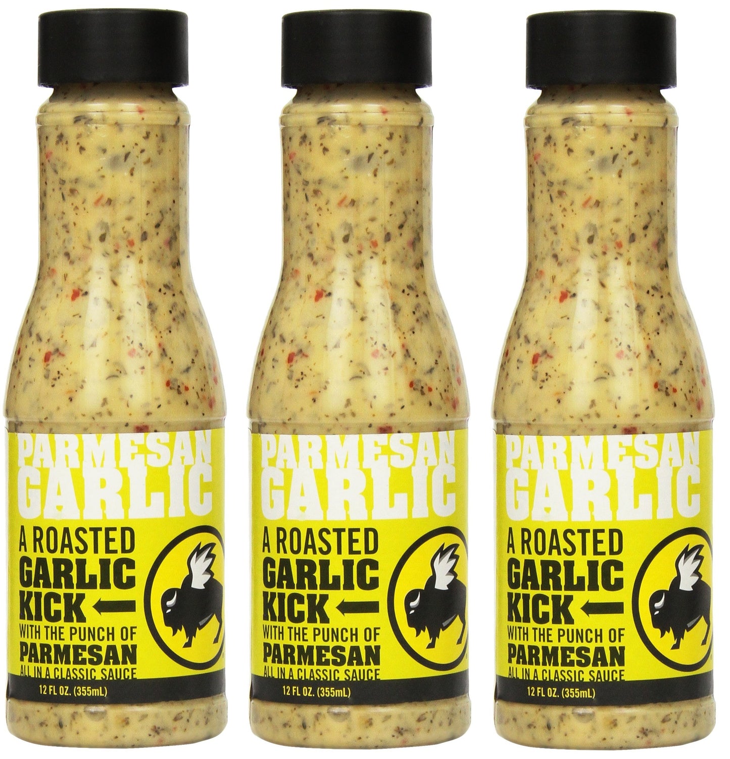 United Housewares Barbecue Sauces & Rubs, Parmesan Garlic, 12 Fl Oz (Pack of 3)
