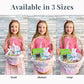 Let'S Make Memories Personalized Create Your Own Wicker Easter Basket - Blue Gingham Design - Basket Only - Customize With Any N