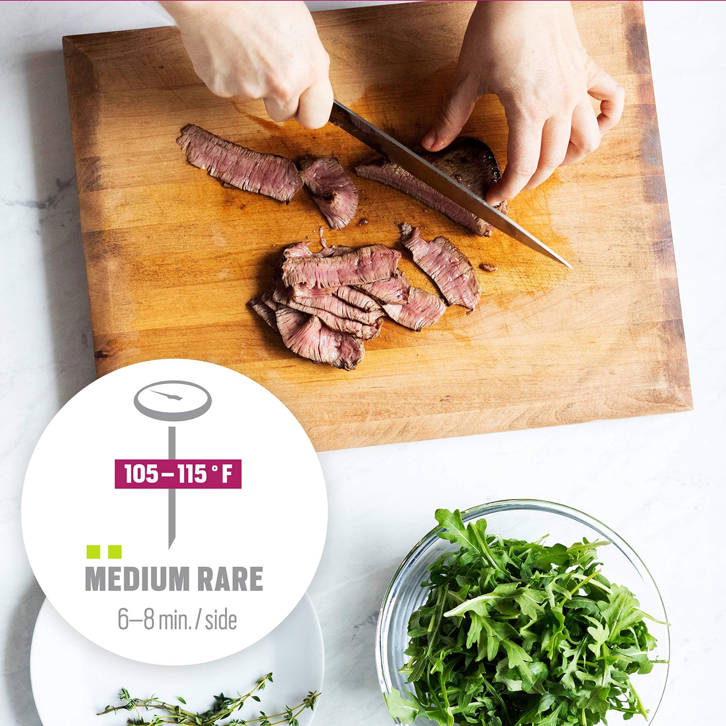 Pre, Beef Top Sirloin Steak, Grass-Fed, Pasture-Raised | 0.5 lbs.