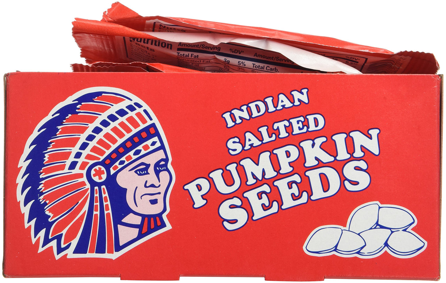 Indian Pumpkin Seeds Salted, 5/16 oz, 36 count