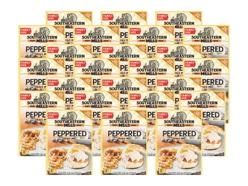 Southeastern Mills Gravy Mix Packet, Peppered Gravy Mix, Makes 3 ½ Cups Of Gravy, Just Add Water, Family Size Packet, 4.5-Ounce Packet (Pack Of 24 Packets)