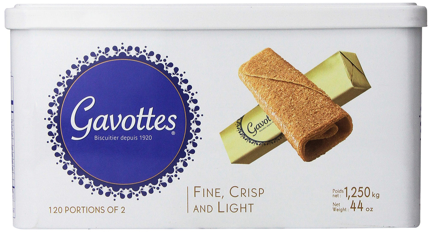 Gavottes Crispy Lace Crepes, 240ct, 44oz - Light & Delicate French Treats, Perfect for Snacking