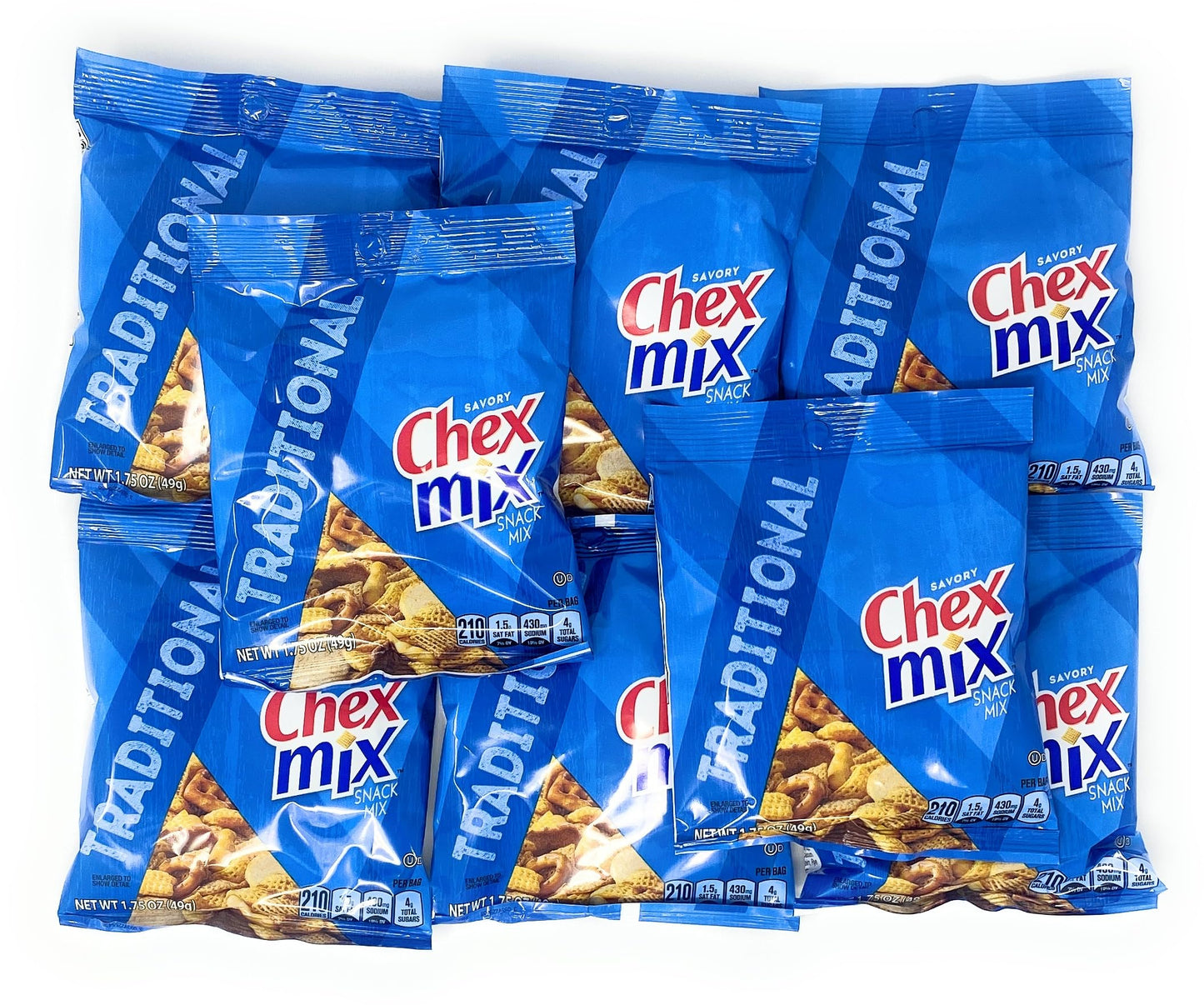 The Holy South Chex Mix Traditional Snack Pack, 13 Count, 1.75oz Bags