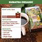 Java Planet Organic, Sumatra Single Origin Dark Roast, Smooth Full Flavored Organic Coffee Beans, Low Acid, Whole Bean Coffee 5L