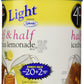 4C Zero Sugar Powdered Drink Mix, Half & Half, 22 Quarts, Family Sized Cannister, 13.9 Ounce, Low Calorie