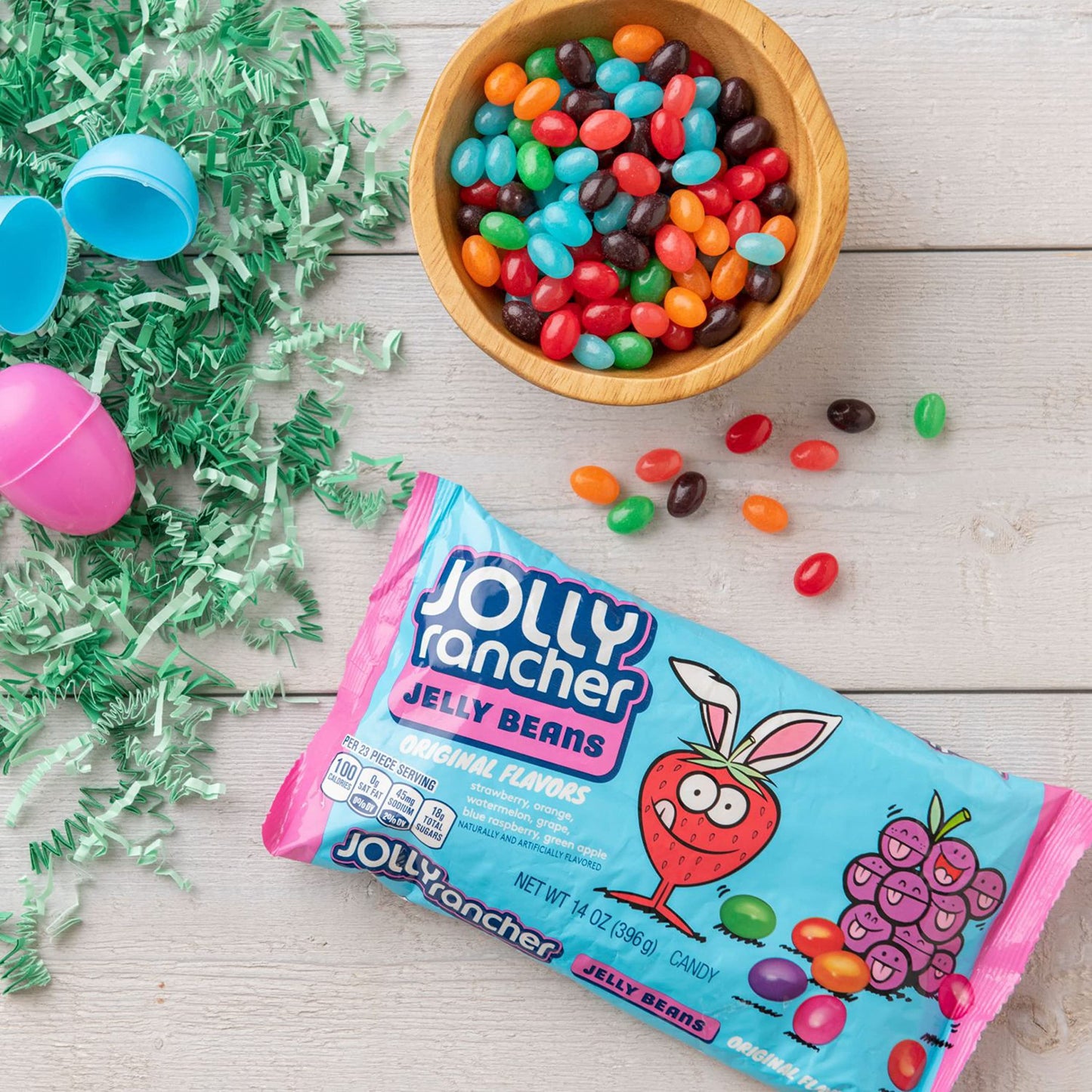 Jolly Rancher Jelly Beans, 14-Ounce Bag (Pack Of 6)