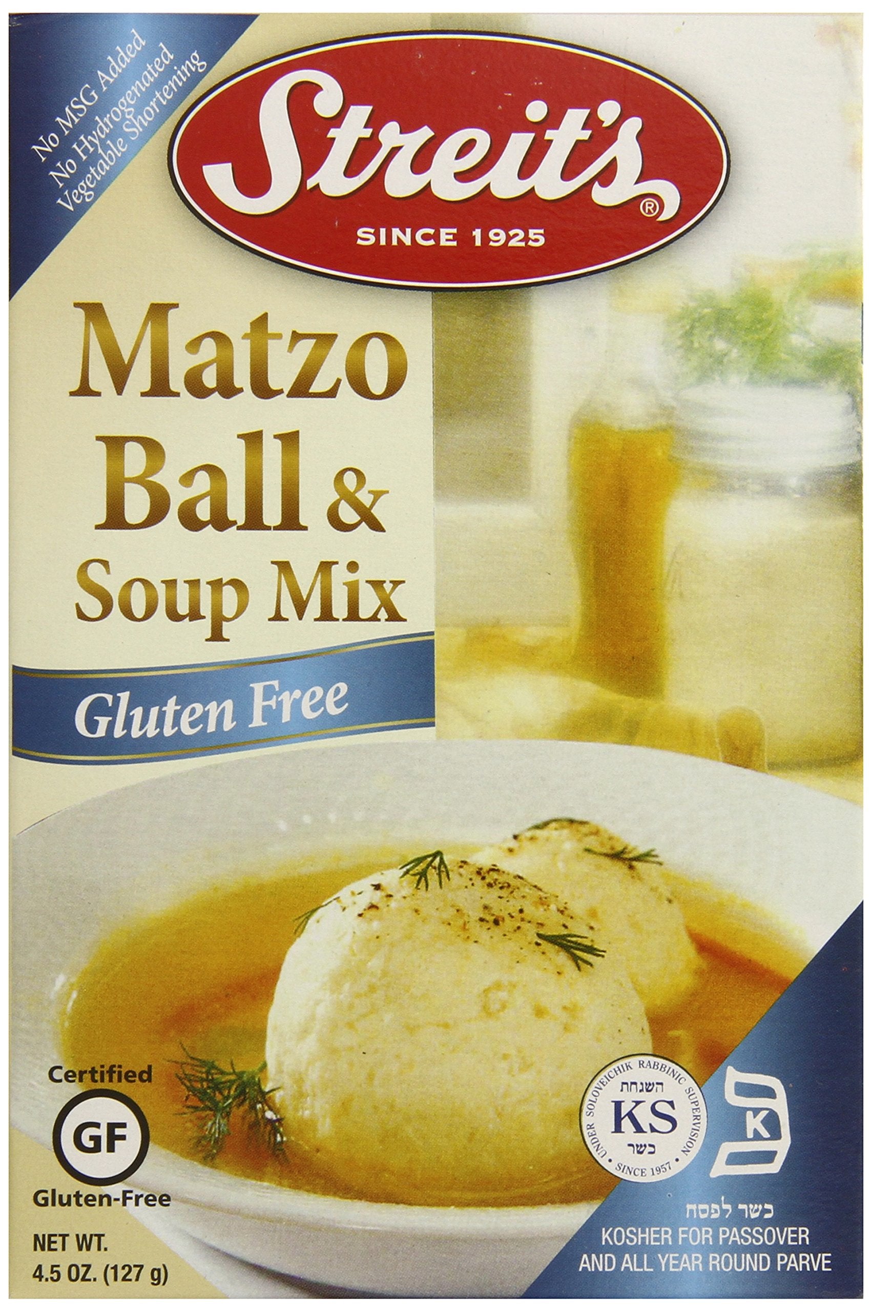 Streit'S Gluten Free Matzoh Ball Mix And Soup Mix, 4.5 Ounce