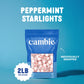 Cambie Peppermint Starlights Candy | Individually Wrapped Mint Hard Candy | 2 lbs | Red