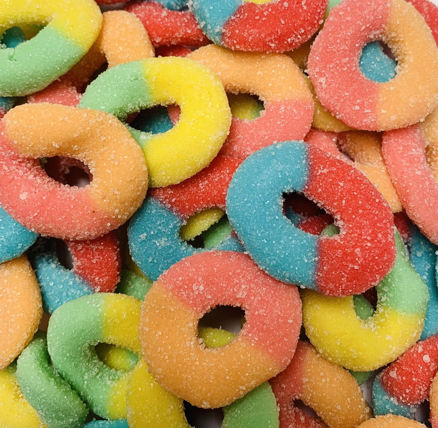 FirstChoiceCandy Gummy Rings (Neon, 5 Pound (Pack of 1))
