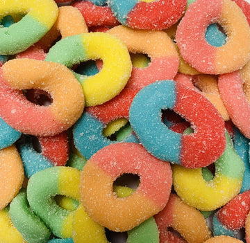 FirstChoiceCandy Gummy Rings (Neon, 5 Pound (Pack of 1))