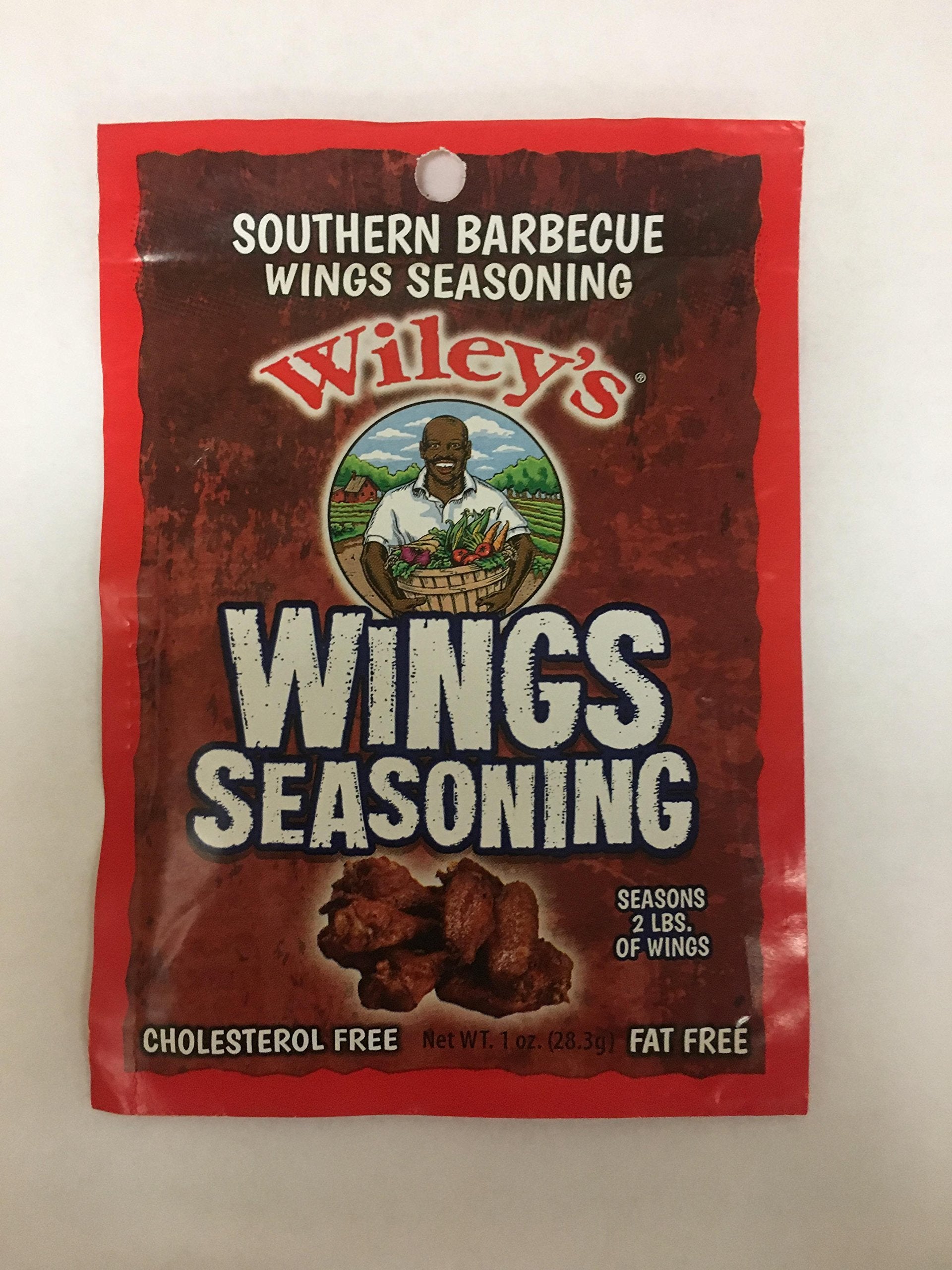 Uncle Wileys southern barbecue wings seasoning for 2-lbs of wings, 1-ounce packets (pack of 1)
