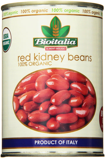 Bioitalia Red Kidney Beans, 14 Ounce (Pack Of 12)