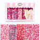 Confect Pretty in Pink & White Pearl Sprinkles Mix - Edible Heart & Star Sprinkles for Cakes, Cupcakes, Cookies - Birthday & Bak