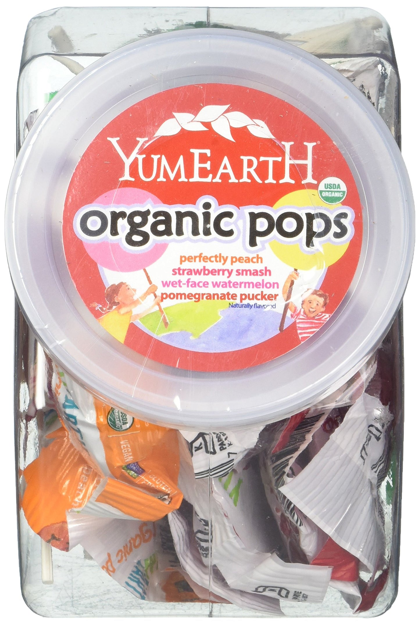 Yummy Earth Lollipops, Organic Assorted Flavors, 30 ea