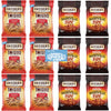Snyders of Hanover Pretzel Pieces, Variety 12 Pack bundled by SUPERDEALS 6 Seasoned Twisted Pretzel Sticks, 6 Nashville Hot, 2.