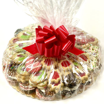 Best Cookies - 5 Lb. Gourmet Christmas Cookies Platter With 125+ Cookies, Christmas Gift Baskets, Christmas Basket Of Assortment