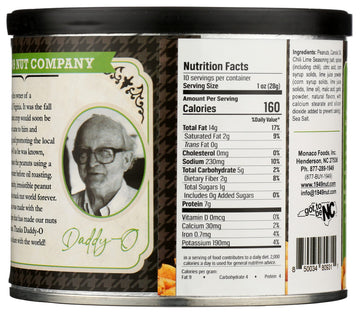 The 1949 Nut Co. Chili Lime Peanuts, 10 Oz