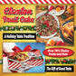 Old Fashion Claxton Fruit Cake - 1 Lb. Dark Recipe - Wrapped for Freshness in our Signature Claxton Carton