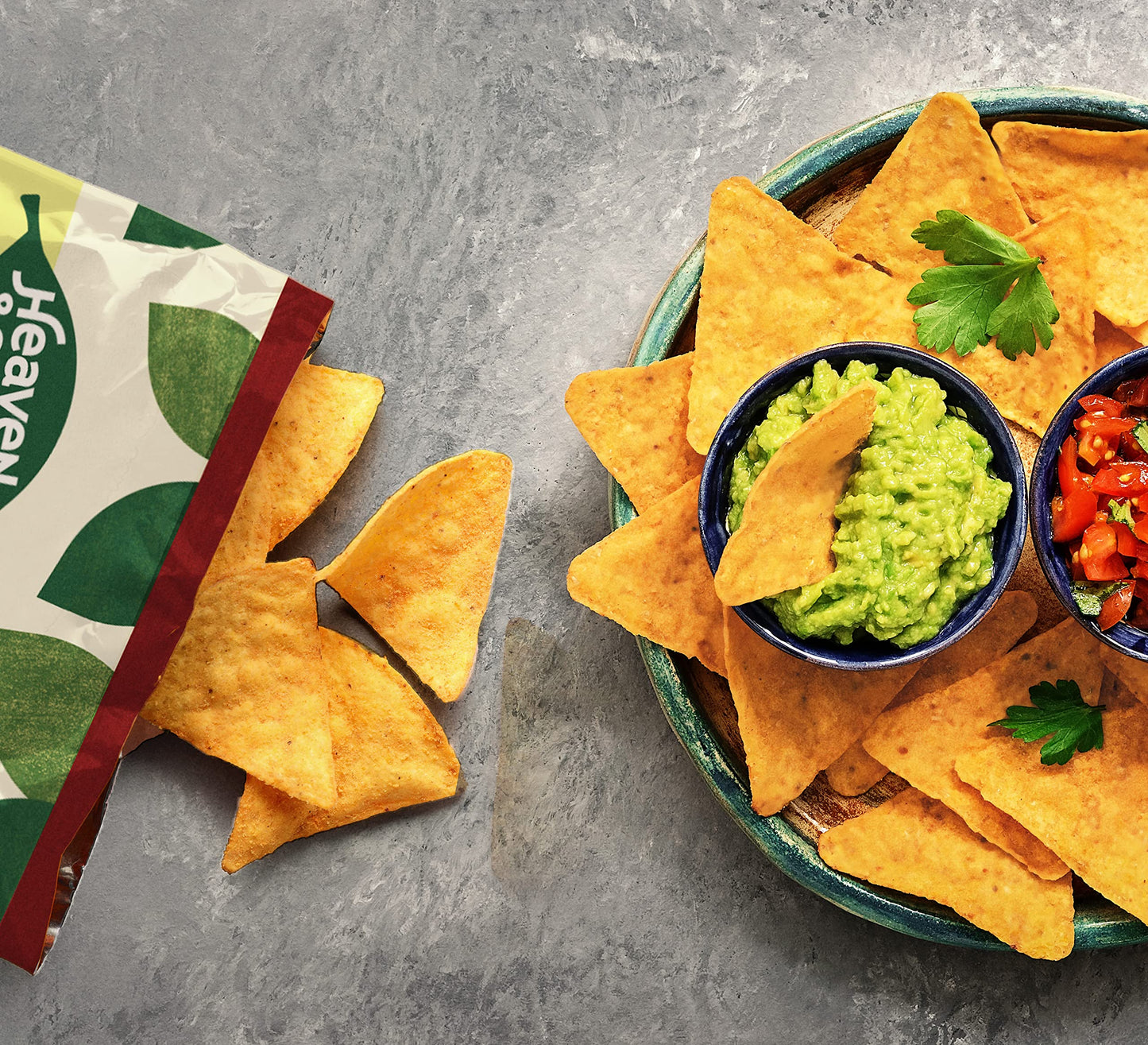 Heaven & Earth Sweet Bbq Tortilla Chips, Grain Free Tortilla Chips, 1Oz (6 Pack) | Corn Free | Gluten Free | Kosher For Passover