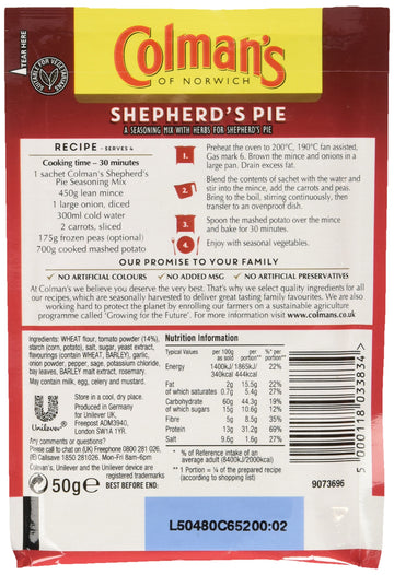 Colman's Shepherd's Pie Mix, 1.75-Ounce Packages (Pack of 12)