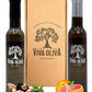 Viva Oliva Two 200Ml (6.8Oz) Variety Gift Set - Wild Mushroom & Sage Infused Olive Oil And Grapefruit White Balsamic Vinegar - Enhanced Quality - 100% Natural